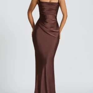 Cross-border European and American Y2K Hot Girl halter body-hugging dress for women's clothing 2025 Autumn/Winter