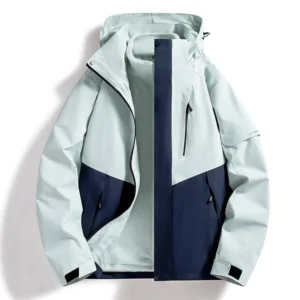 This is a two-piece, detachable three-in-one waterproof jacket for both men and women, made of polar fleece, and is custom-made for mountaineering