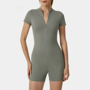 2025 new short Zipper bodysuit